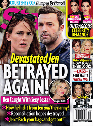 Illustration for article titled This Week In Tabloids: Jennifer Aniston Is Finally Having Her 1,187,366th Baby!